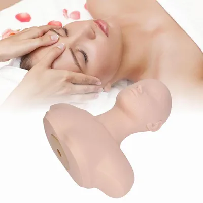 Produktbild von Schultern- und Kopfmodell, Perückendisplay, Make-up- und Beauty-Accessoire, geeignet für Kosmetikschulen, Salonübungen und Produktpräsentationen