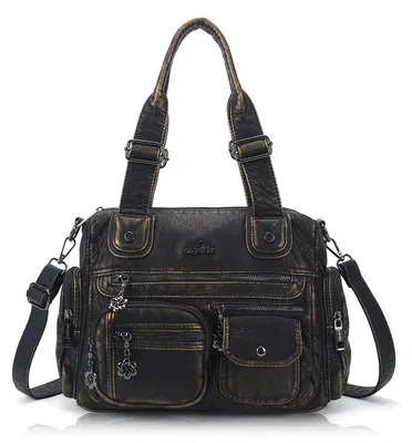 Produktbild von Solidchoice – Große Handtasche mit vielen Fächern für Damen, im Hobo- und Shopper-Stil