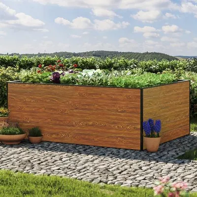 Produktbild von GFP 195 x 150 x 77 cm Hochbeet Christina, Holzoptik