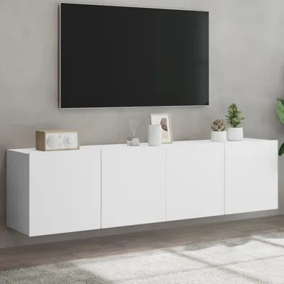 Produktbild von The Living Store TV-Wandschränke 2 Stk. Weiß 80x30x41 cm