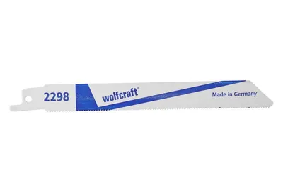 Image de wolfcraft 2 lames de scie sabre HSS L=130mm - 2298000