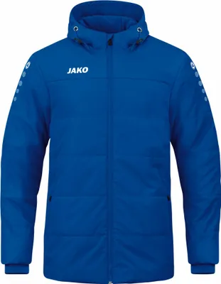 Produktbild von JAKO Unisex Coachjacke Team mit Kapuze, Farbe:royal, Größe:3XL