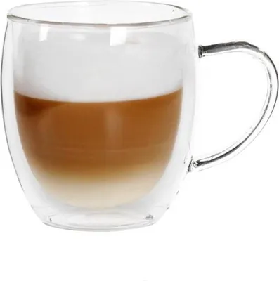 Obrázek produktu pro Toro Sklenice S Uchem 400Ml Latte Macchiato, Dvojité Borosilikátové Sklo -003_Extutc