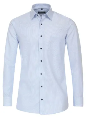 Immagine prodotto di CASAMODA camicia business uomo manica lunga Kent comfort fit struttura azzurro 40
