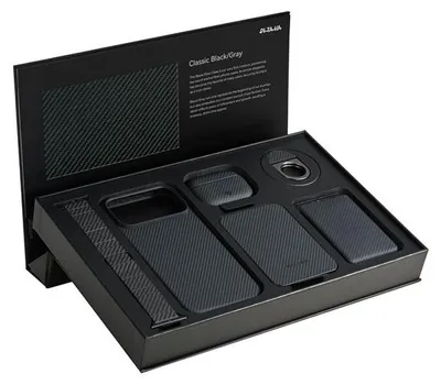 Zdjęcie produktu dla Pitaka Gift Box-Classic Black Collection - Iphone 17 Pro