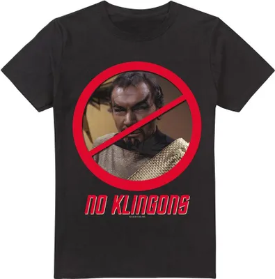 Obrázok produktu pre Star Trek - Pánske tričko "No Klingons" TV5455 (S) (Black)