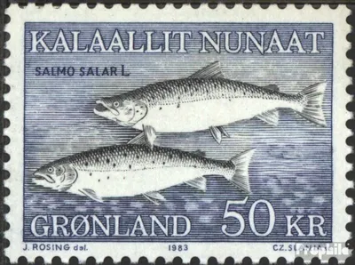 Produktbild von Briefmarken Dänemark - Grönland 1983 Mi 140 (kompl.Ausg.) postfrisch Meerestiere