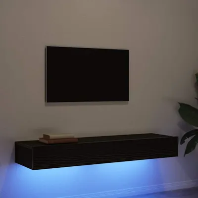 Immagine prodotto di Maison Exclusive - Mobile TV con luci LED 2 pz. Rovere nero 60x35x15,5 cm