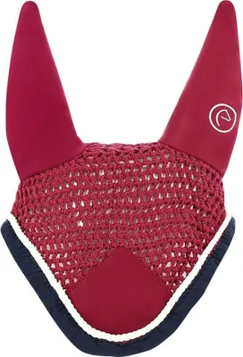 Immagine prodotto di Cuffia antimosche Equitheme Polyfun rosso pieno rosso pieno