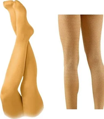 Produktbild von Damen Strumpfhose Blickdicht, Glitter, gold