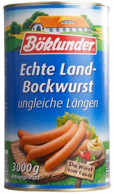 Produktbild von Böklunder Echte Land-Bockwurst 3kg