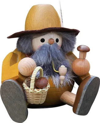 Produktbild von Waldschrat mit Pilzen, sitzend (17cm) Räuchermann von Richard Glässer
