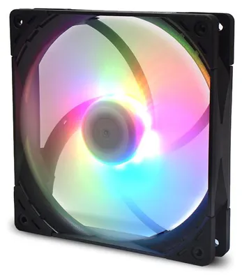 Produktbild von Kaze Flex 140 Square ARGB PWM 140x140x27 (schwarz/transparent, 1200 U/min, 140 mm)