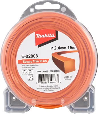 Produktbild von Makita® Zubehör Mähfaden Square TrmPLUS 4-kant Ø 2,4 mm-15 m E-02808