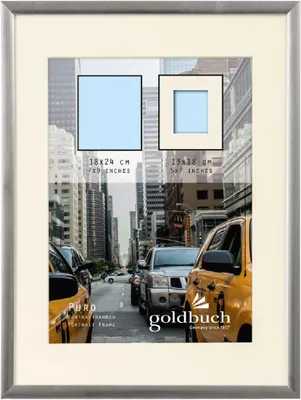 Image de Goldbuch Cadre en plastique Puro 18x24 cm argent