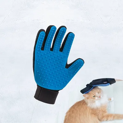 Produktbild von True Touch - Fellpflege-Handschuh - Tierhaar-Bürste - für Hunde, Katzen
