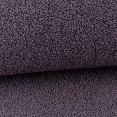Produktbild von Möbelstoff Boucle Meterware Teddystoff Kunstfell Teddy Fur lila 1,5m