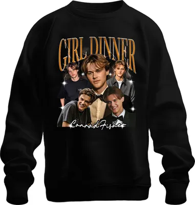 Produktbild von Girl Dinner Conrad Fischer The Summer I Turned Pretty 90s Bootleg Uni Sweatshirt Pullover, Schwarz, XL