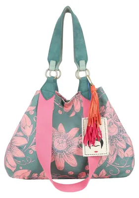 Immagine prodotto di Fritzi aus Preußen borsa shopper borsa a tracolla Fritzi x Frida Kahlo Izzy Medium Limited Limited Bloom Green verde