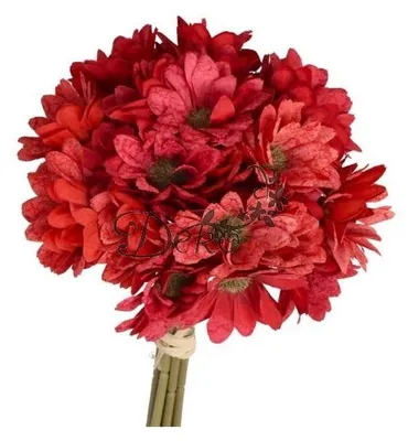 Produktbild von Künstliche Blumen, Strauß, goldfarben, dicht, groß