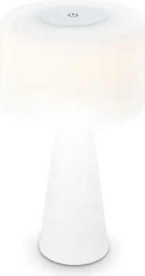 Produktbild von LED Akku-Tischleuchte USB-C 35 cm 4W IP44 Spritzwasserschutz 300lm weiß Briloner