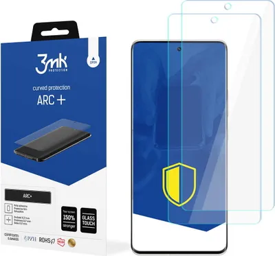 Produktbild von 3mk Display Schutzfolie ARC+ für Xiaomi Civi  0,17mm Self-Heal (2 Stück)