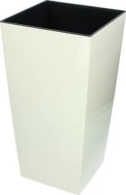Produktbild von 49 L Blumentopf viereckig Urbi mit Einsatz 32,5cm Weiß Matt