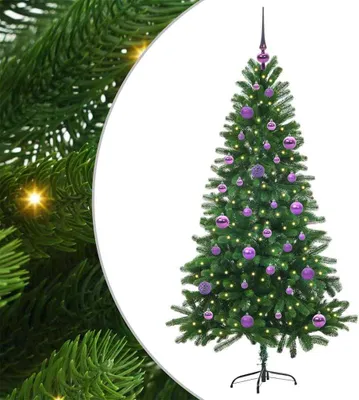 Obrázek produktu pro Vánoční stromeček s 150 LED diodami s stojanem Zelená 150 cm PE