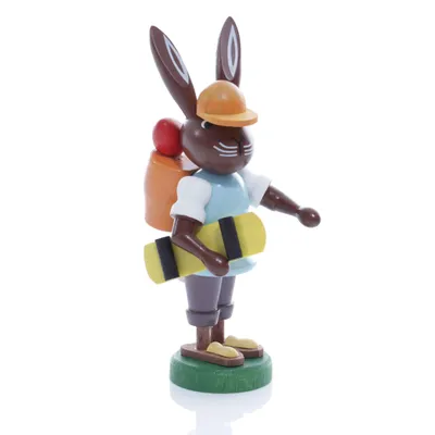 Produktbild von Thomas Preißler Erzgebirge Osterhase 10 cm, Motiv:Hase mit Skateboard