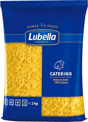 Zdjęcie produktu dla Lubella Catering Makaron Kolanka Ozdobne 2 Kg