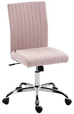 Produktbild von Bš¹rostuhl ohne Armlehnen, Schreibtischstuhl, h?henverstellbar und um 360¡ã drehbar, 43 x 56 x 89šC99 cm, rosa