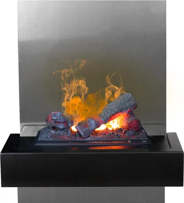 Immagine prodotto di Caminetto elettrico da parete Xaralyn - Quero EST - acciaio inox spazzolato - con telecomando - caminetto a vapore acqueo Opti-Myst - cornice per caminetto da parete incluso caminetto da incasso - cornice per caminetto - caminetto decorativo