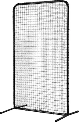 Image de Écran de baseball pour cage de frappe, écran de sécurité pour baseball et softball de 2,13 m x 1,22 m, écran de frappe portable avec sac de transport et piquets, filet de lancer robuste pour la protection des lanceurs