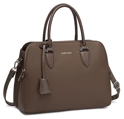 Produktbild von David Jones - Damen Handtasche Elegante Henkeltasche - Kunstleder Schultertasche F