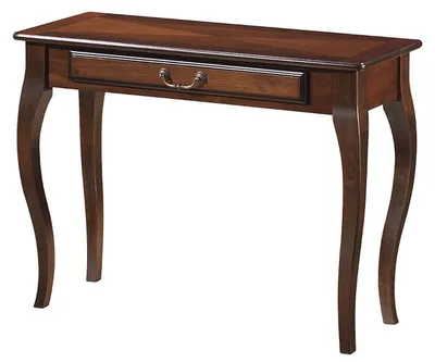 Immagine prodotto di Tavolo consolle da corridoio Padova D 104x40x75cm noce scuro Art Nouveau