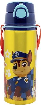 Produktbild von Paw Patrol Aluminium Trinkflasche 730ml mit Strohhalm & Tragegurt