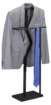 Dressboy für Anzüge & Hosen, modern, schwarz, 107x48x20 cm