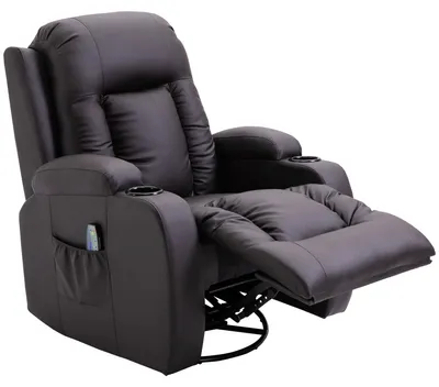 Produktbild von HOMCOM Massagesessel Fernsehsessel Relaxsessel mit Wärmefunktion, Liegefunktion