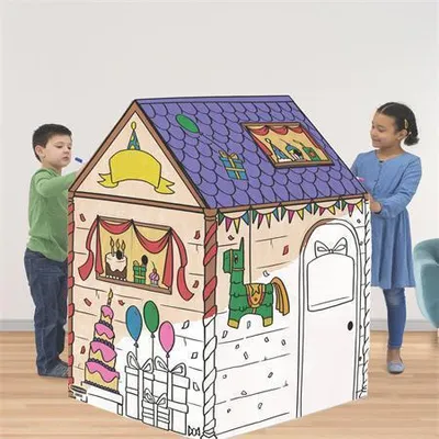 Obrázok produktu pre Maľovací domček, narodeniny, veľkosť XL, FELLOWES 100142505