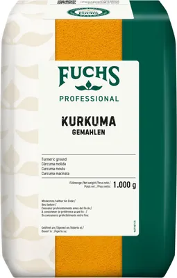 Image de Fuchs Professional Epices curcuma moulu Qualité et plaisir 1000g