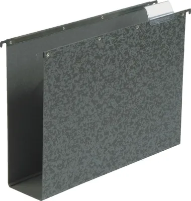 Obrázek produktu pro Závěsný pořadač vertikální 1 A4 tvrdý karton (RC) černý 80 mm balení po 10 ks