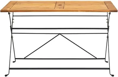 Imagen del producto de Mesa de jardín, plegable, de acacia, 120 x 70 x 74 cm