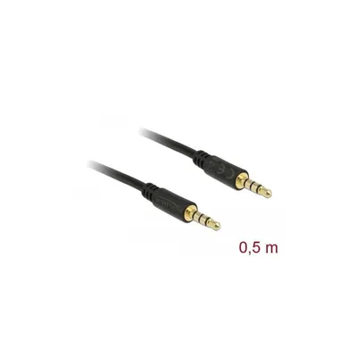 Productafbeelding van Delock - Headsetkabel - 4-polige mini-stekker (mannelijk) naar 4-polige mini-stekker (mannelijk) - 50 cm - Zwart