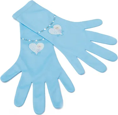 FEIFEI'S BOW Elsa Winterhandschuhe Für Kinder – Gefüttert, Warm, Blau, Für 4–10 Jahre