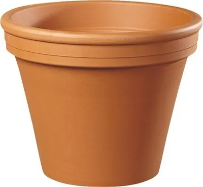 Produktbild von SPANG Blumentopf Ton Ø12cm konisch natur