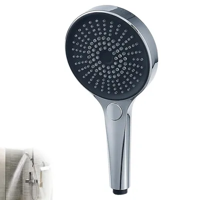 Produktbild von Hochdruck Duschkopf, Handbrause, Wassersparender Handbrause mit 3 Strahlarten, Duschkopf mit über 276 Düsen, Antikalk-Funktion, Hydromassage-Erlebnis
