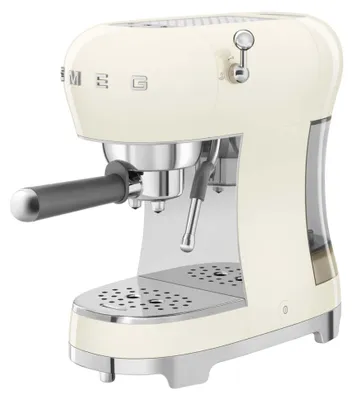Immagine prodotto di Smeg Macchina da Caffè Espresso Manuale 50 s Style pollici“ Panna LUCIDO pollici“ ECF02CREU