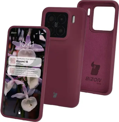Produktbild von Bizon Soft Case Xiaomi 15 dunkel lila
