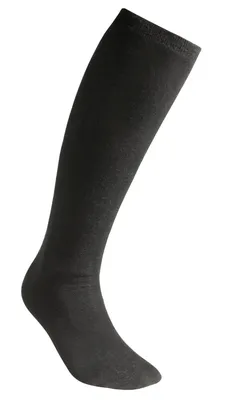 Produktbild von Woolpower Merino Socken Liner Kniestrümpfe - Schwarz