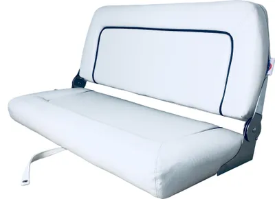 Immagine prodotto di Coach de Luxe Panca a 2 posti in bianco Sedile barca Sedile timone Sedile doppio